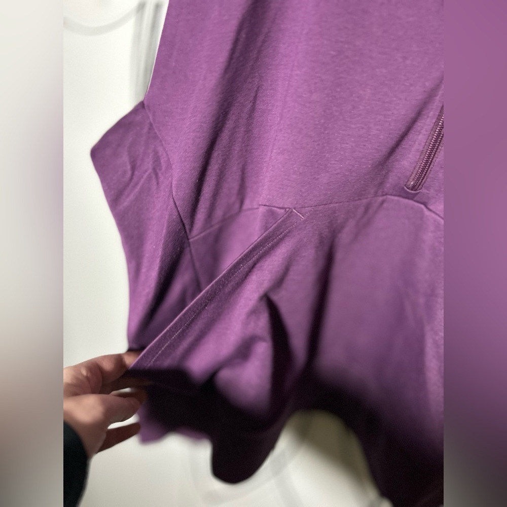 All In Motion Pullover Half Zip Purple Hoodie with Pockets, Womens XXL - Picture 3 of 8